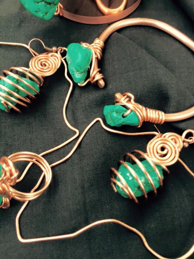 Thumbnail: Afrika Cuff, Earring, Ring & Bracelet set