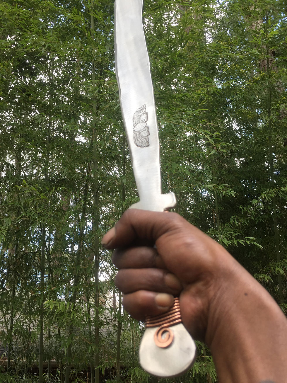 Thumbnail: Stainless steel heru Bahudet sword 