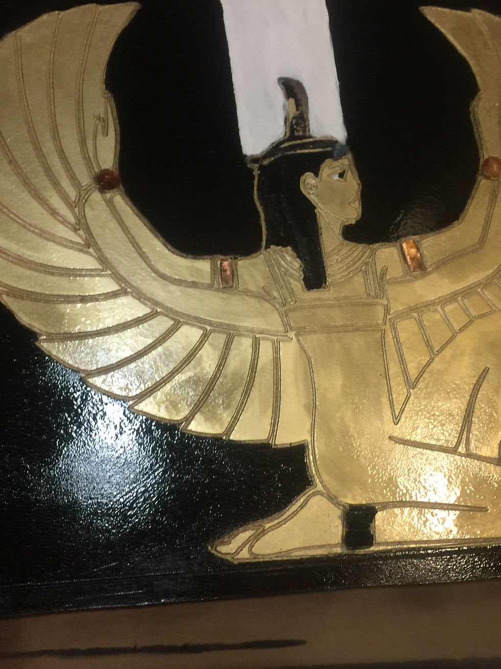 Thumbnail: Maat wall carving /painting   