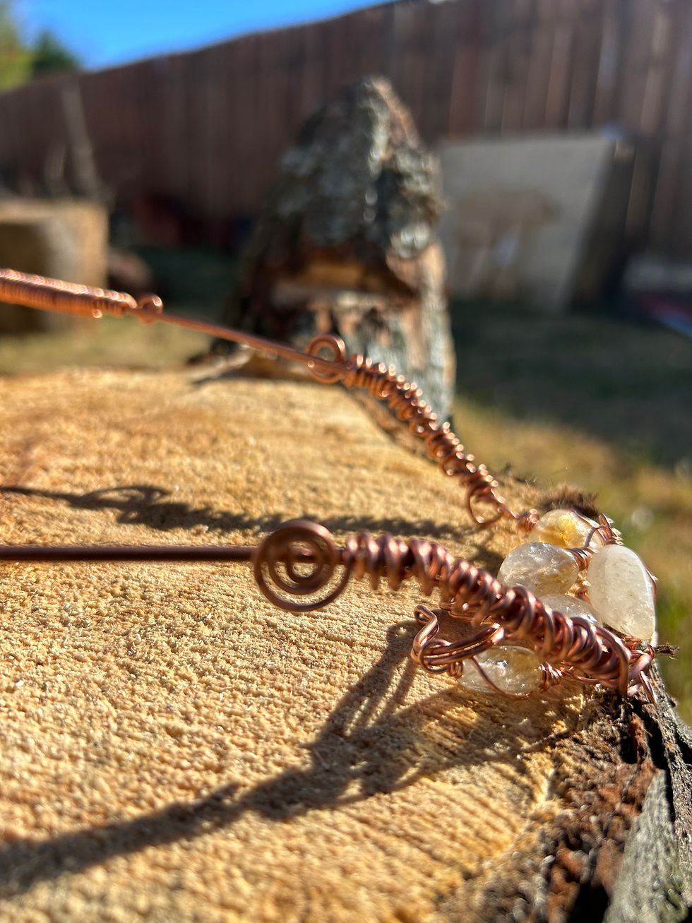Thumbnail: Heru Aviator frames  citrine crystal 