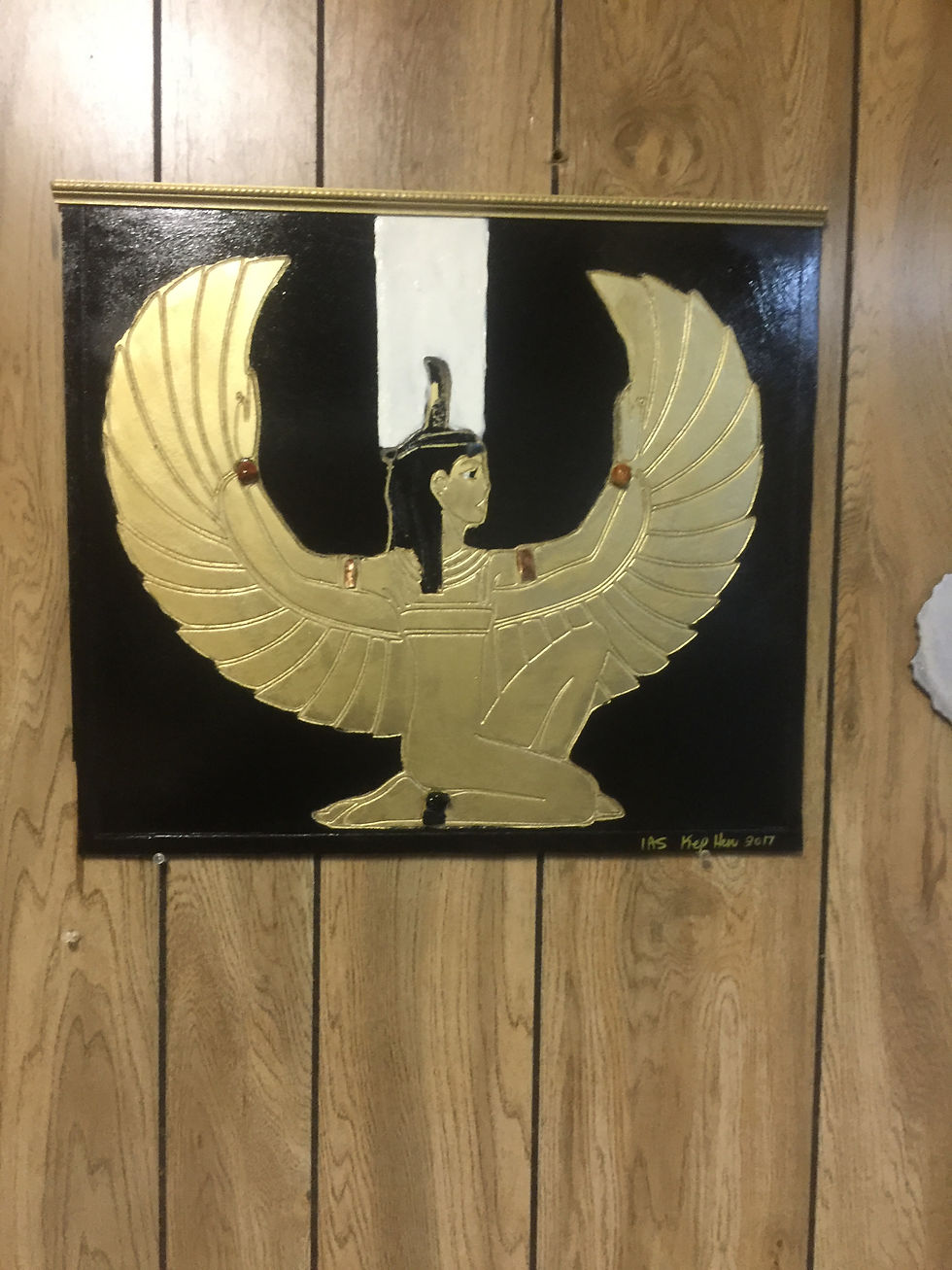 Maat wall carving /painting   
