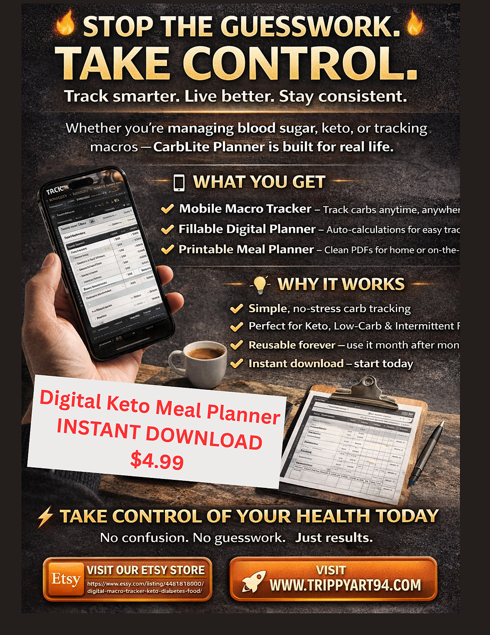 Thumbnail: Keto Carb Tracker Web App: Low Carb Macro Log, Meal Planner (Digital Access)