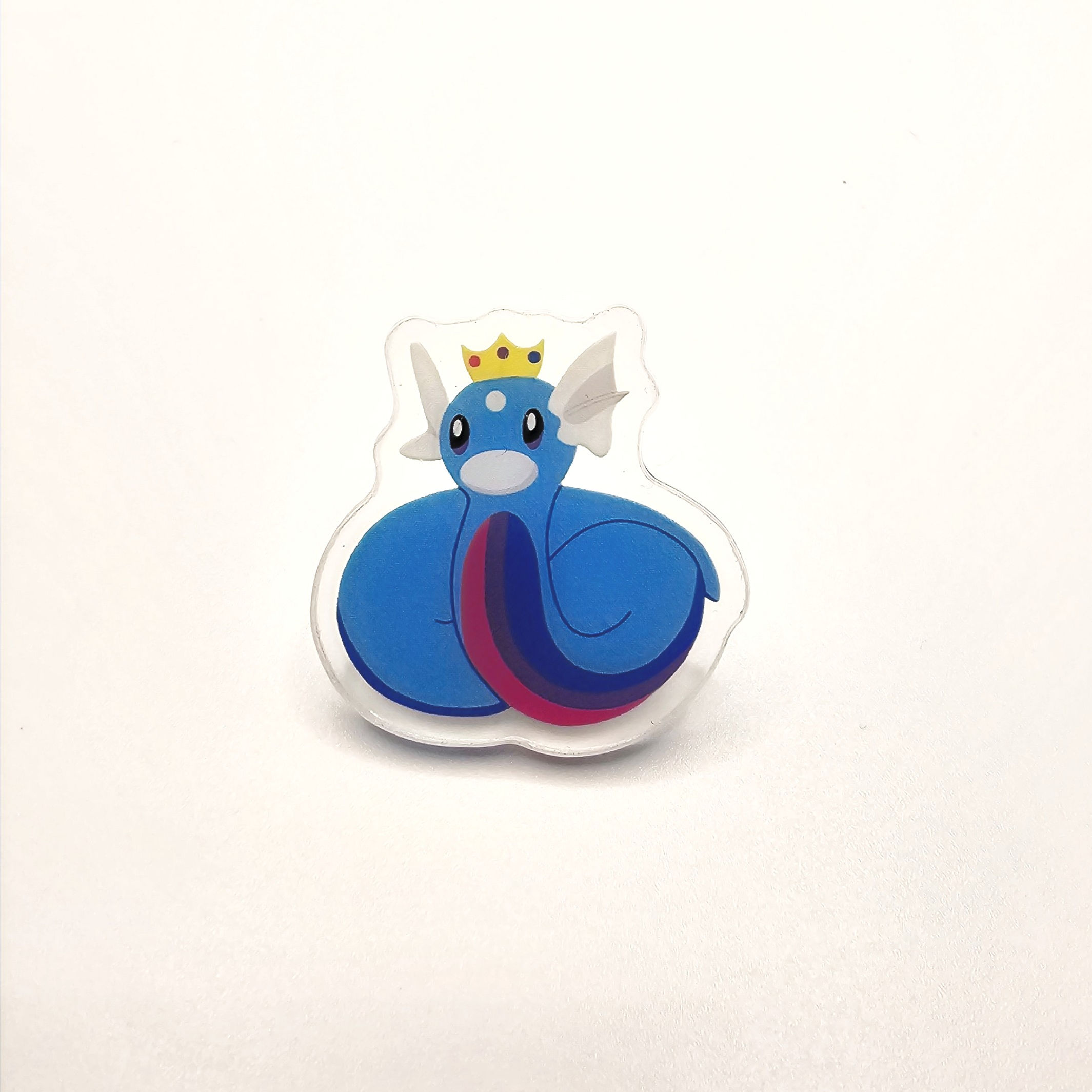 Bisexual Bi Pride Dratini Acrylic Pin