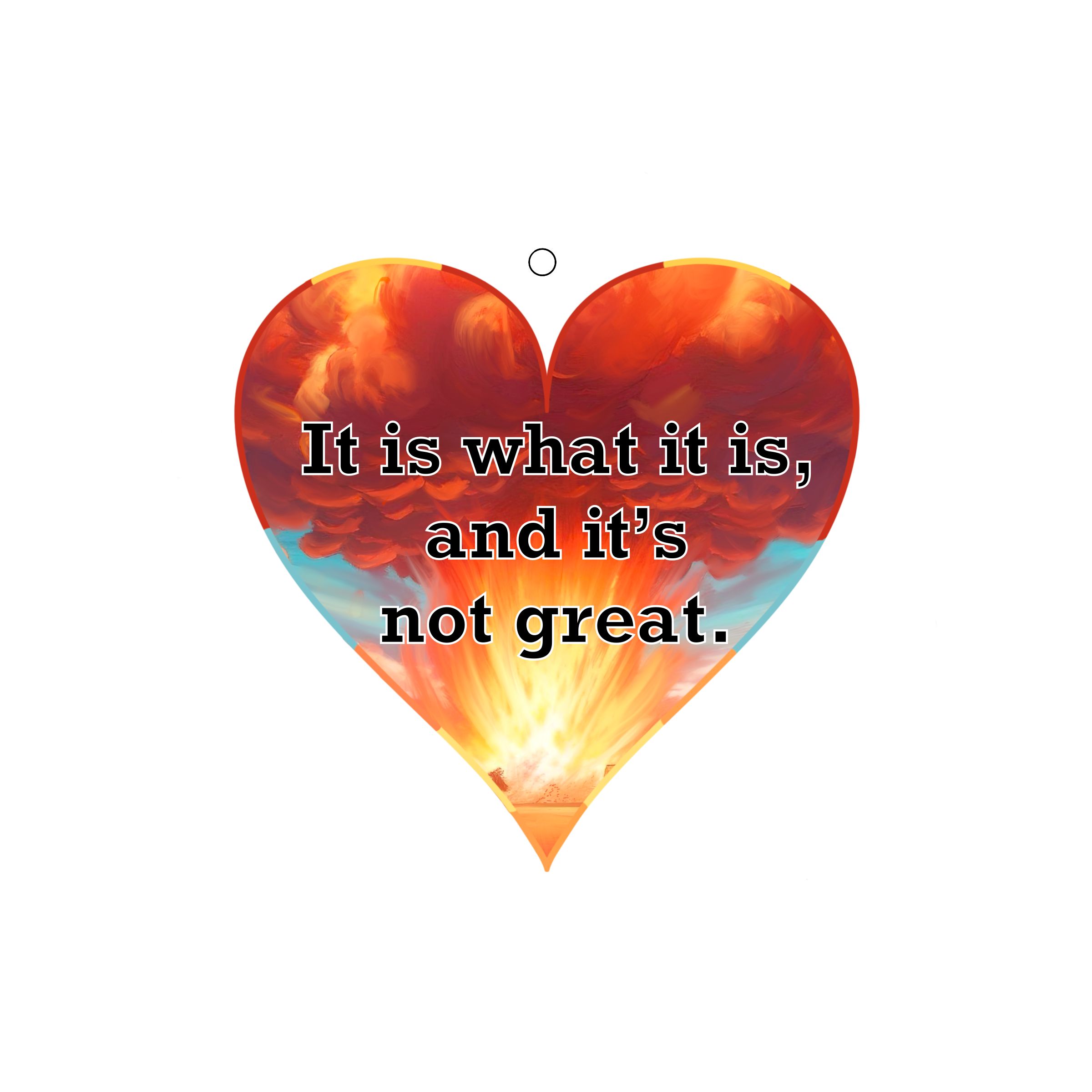 It is What it is Vinyl Sticker