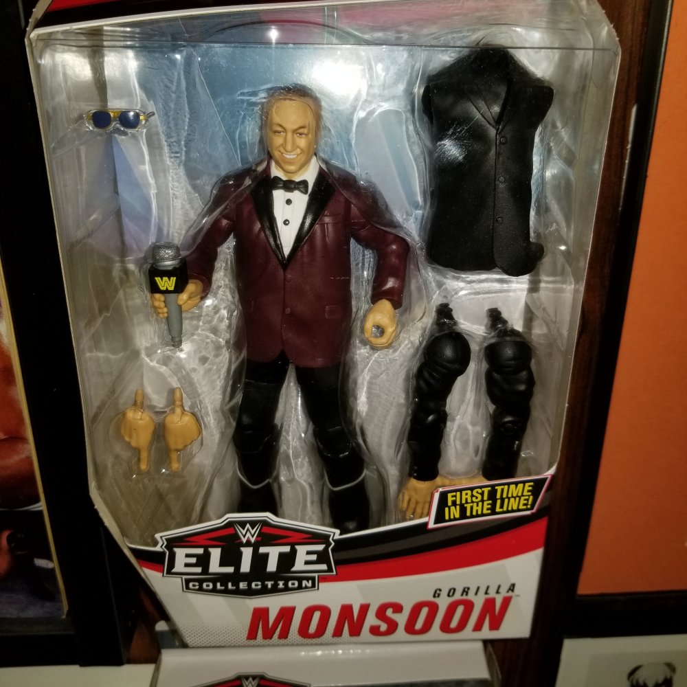 Gorilla Monsoon Elite Figure