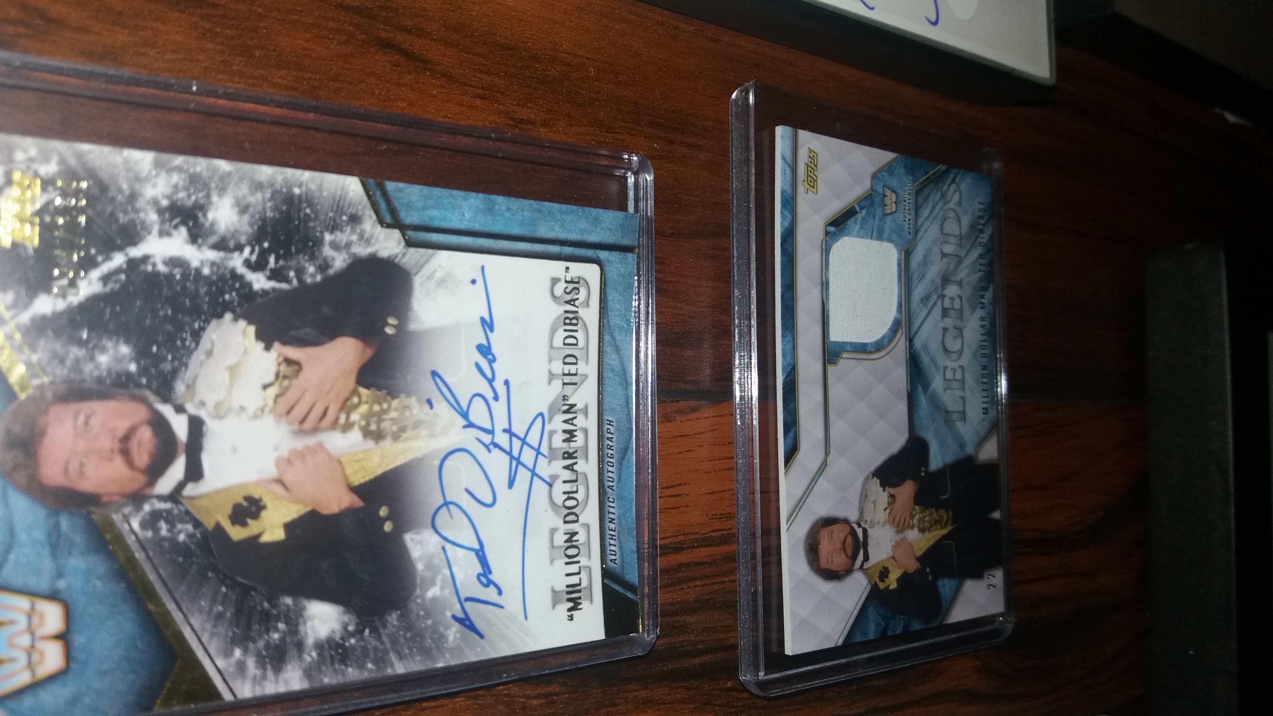 Topps Ted DiBiase card & relics