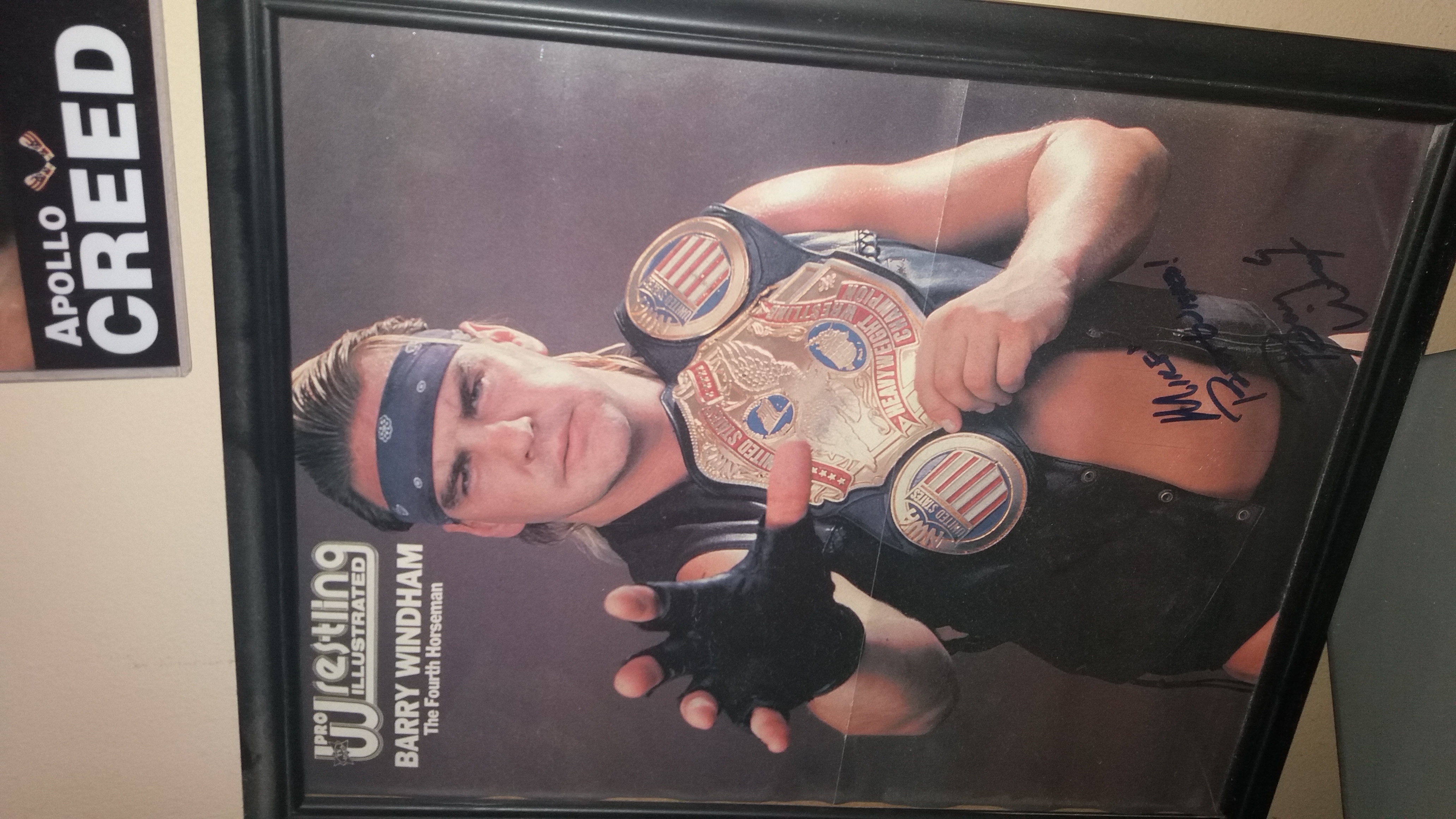 Barry Windham PWI Poster January 1989
