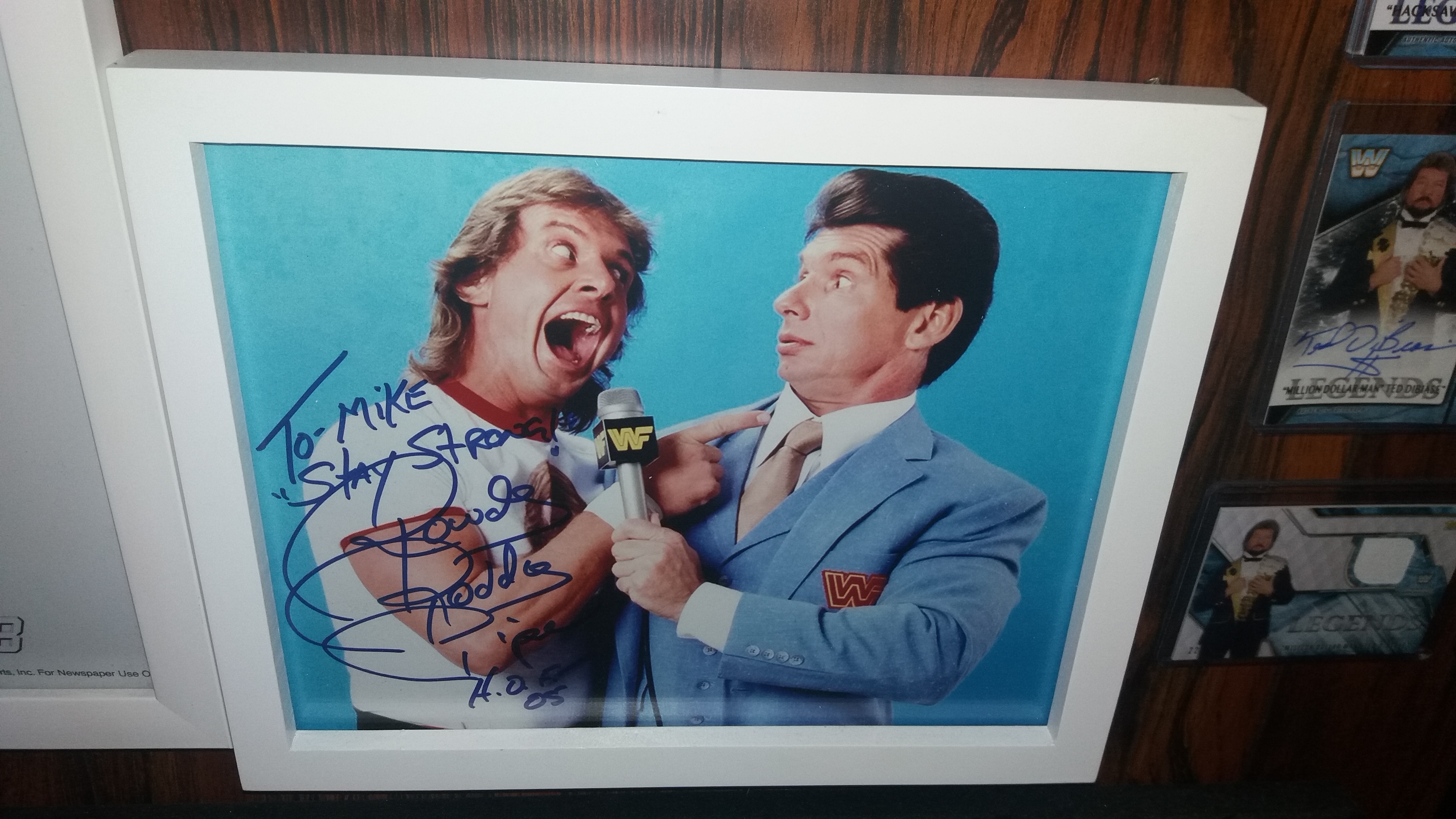 Roddy Piper & VinceMcMahon photo