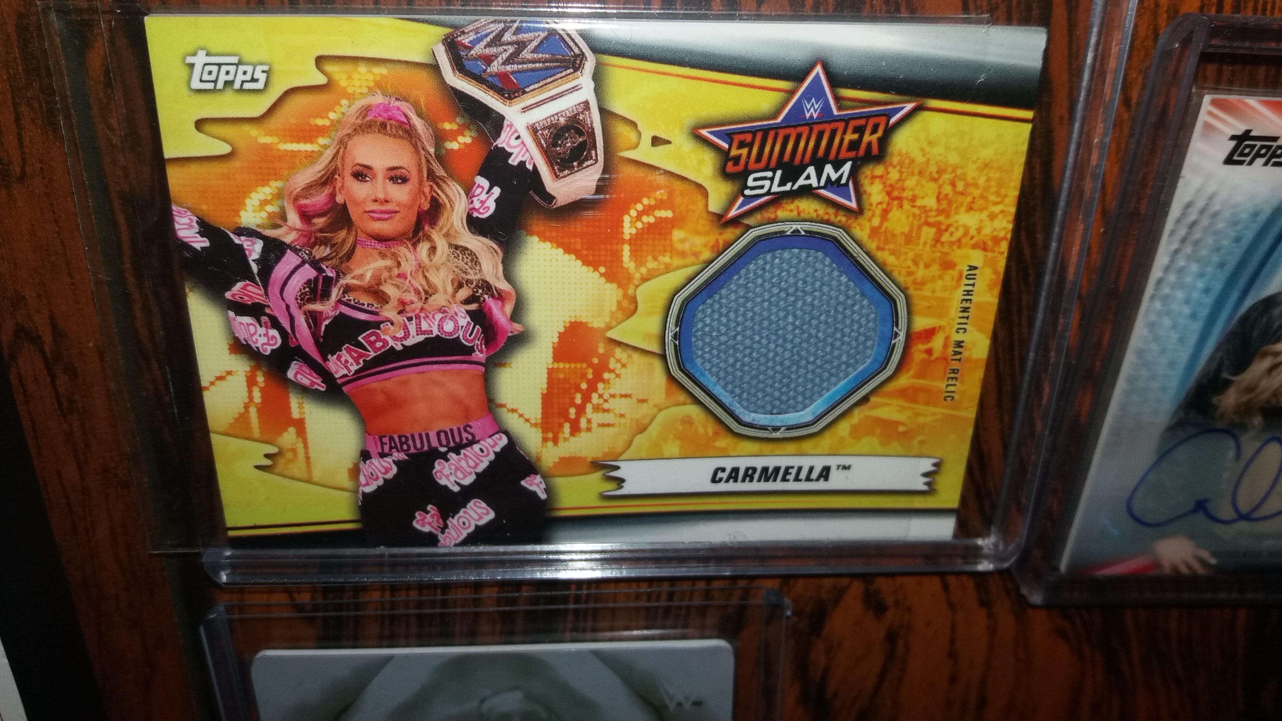 Carmella SummerSlam Mat