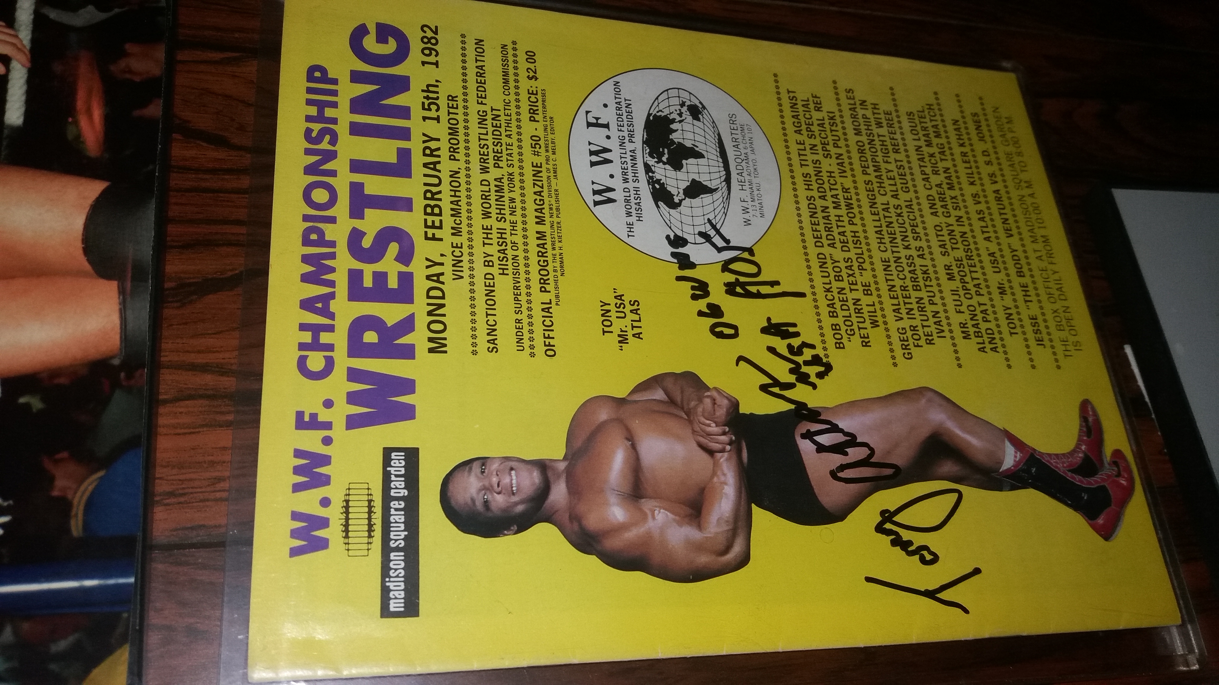 WWF MSG Program Feb 1982