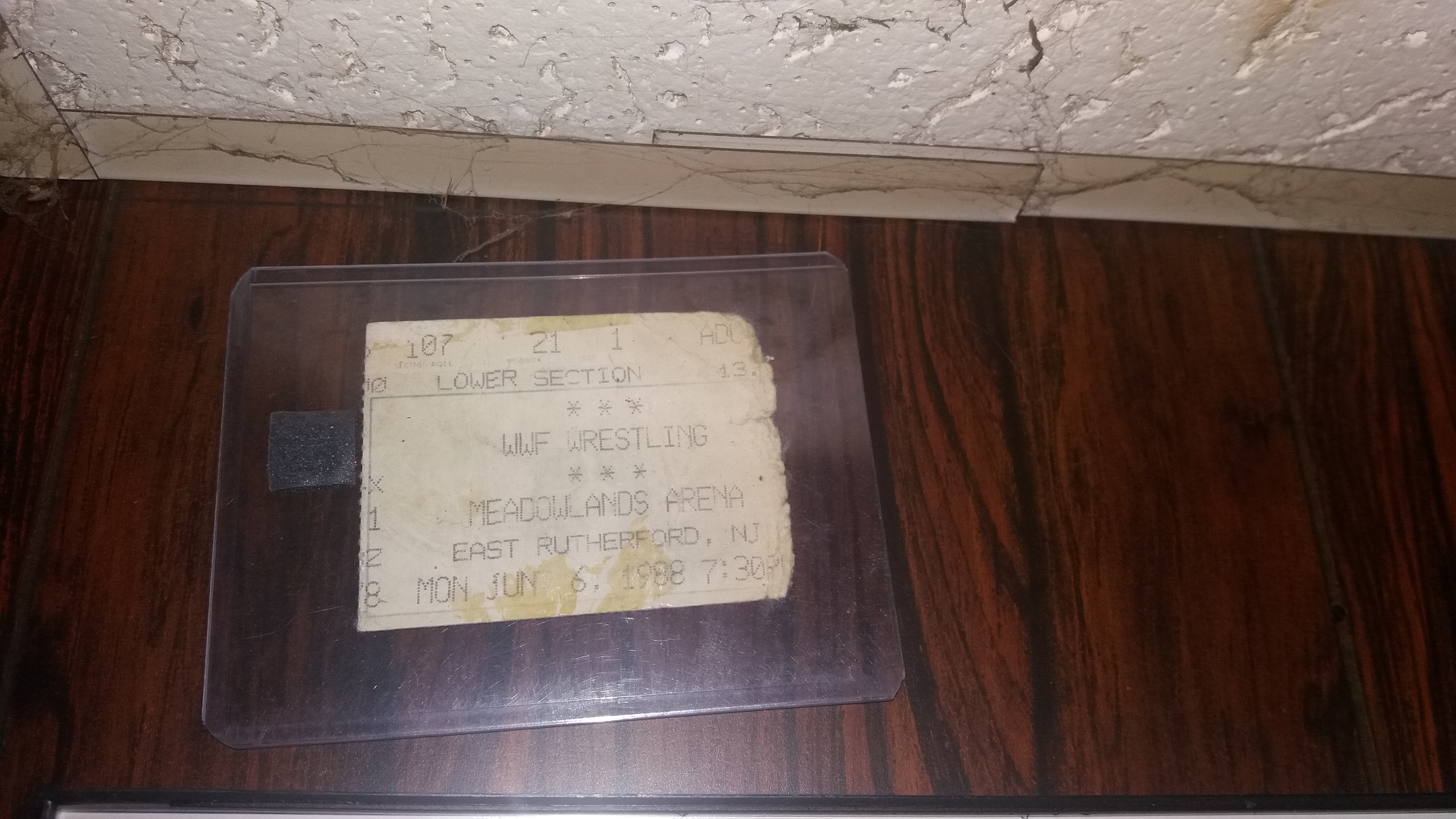 NJ Meadowlands Ticket Stub
