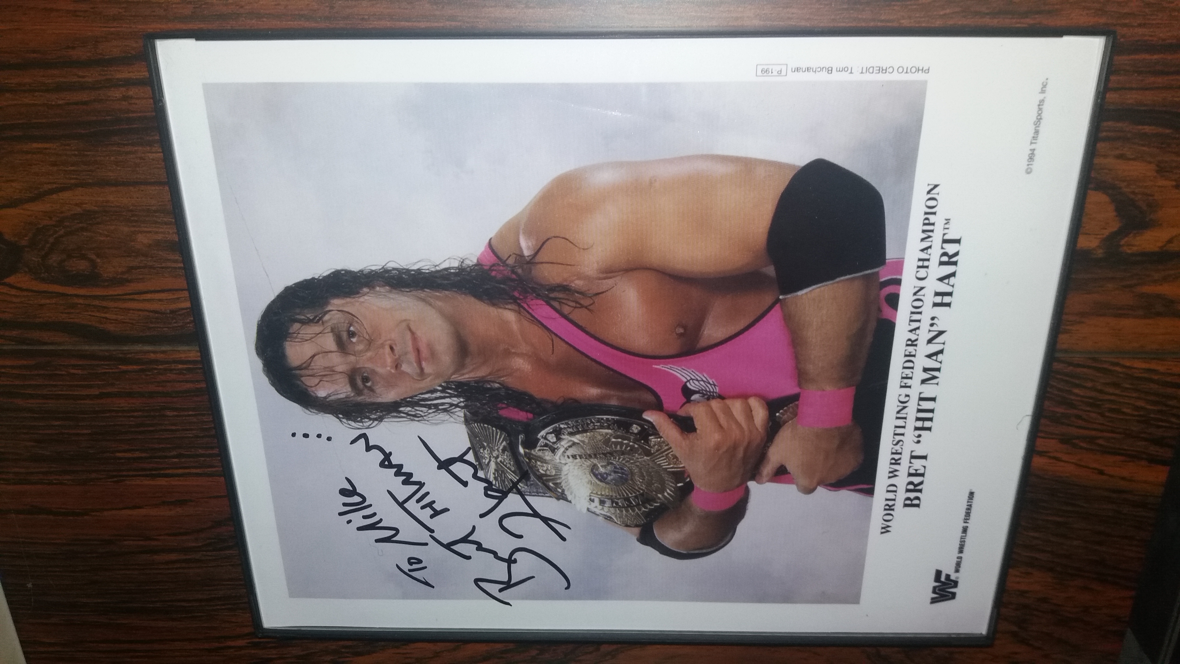 Bret Hart WWF Title Promo