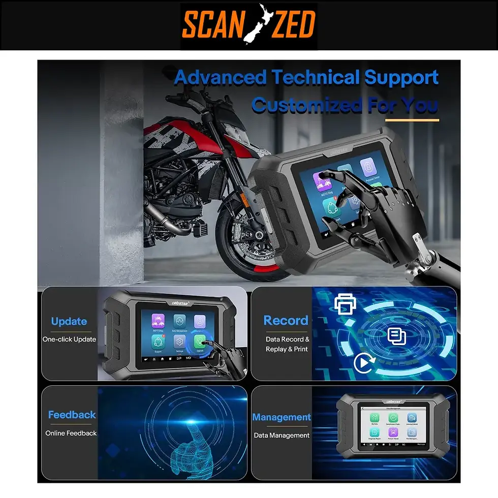 Thumbnail: OBDSTAR iScan Diagnostic Scan Tool For BMW Motorcycle