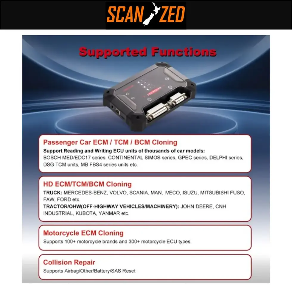 Thumbnail: OBDSTAR ECU MASTER (Package B) – ECU Flasher Cloning Tool for Motorcycle