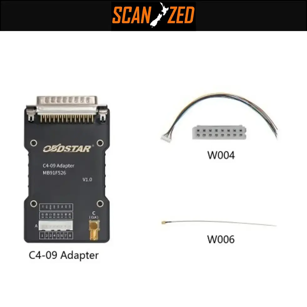 Thumbnail: OBDSTAR C4-09 (MB91F526) Adapter Kit for X300 Classic G3/ Keymaster G3/ DC706