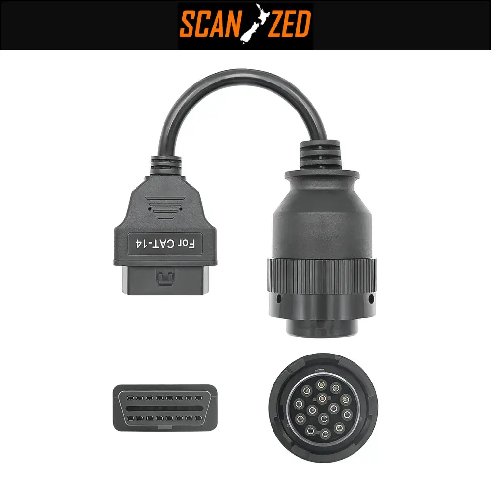 CAT 14 Pin OBD to OBD2 Cable