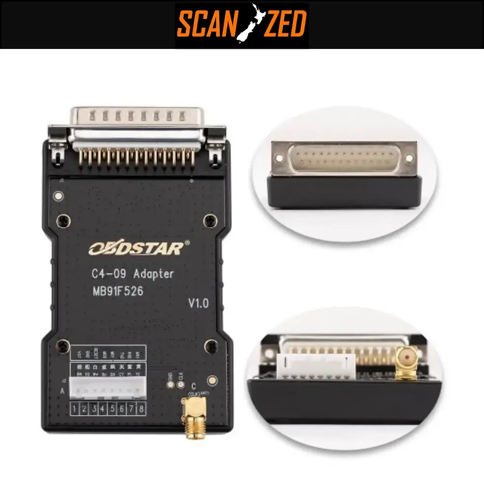 Thumbnail: OBDSTAR C4-09 (MB91F526) Adapter Kit for X300 Classic G3/ Keymaster G3/ DC706