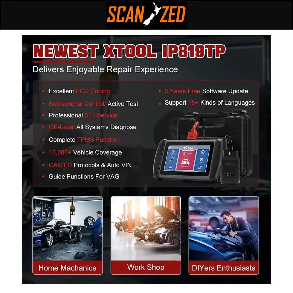 Thumbnail: XTOOL InPlus IP819TP Bluetooth Tpms & Diagnostic Scan Tool (Clearance)