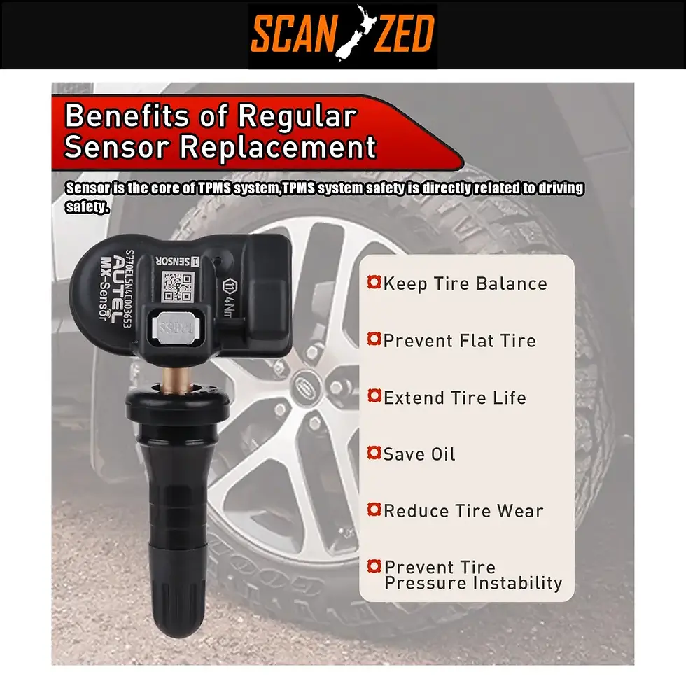 Thumbnail: Autel Metal MX-Sensor 433/315 MHZ 2 in 1 Universal Programmable TPMS Se