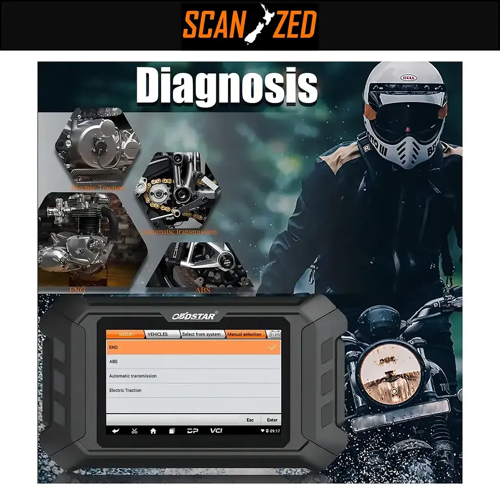 Thumbnail: OBDSTAR iScan Japan Motorcycle Diagnostic Scanner & Key Programmer