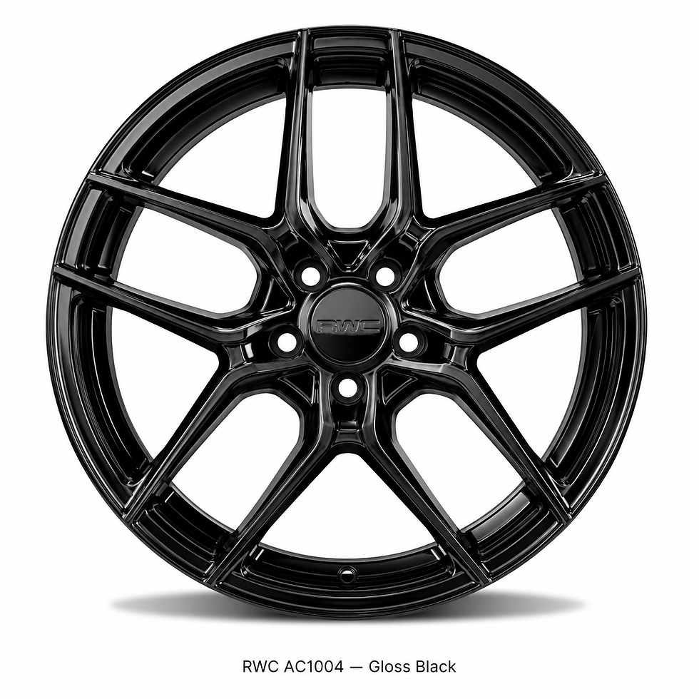 RWC Alloy Wheel – Gloss Black Split Five-Spoke Design