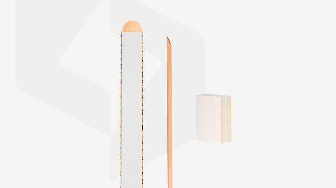 Kit Monouso Staleks EXPERT (50 KIT a 29.99€) | Lima 100/180, Buffer e Bastoncino