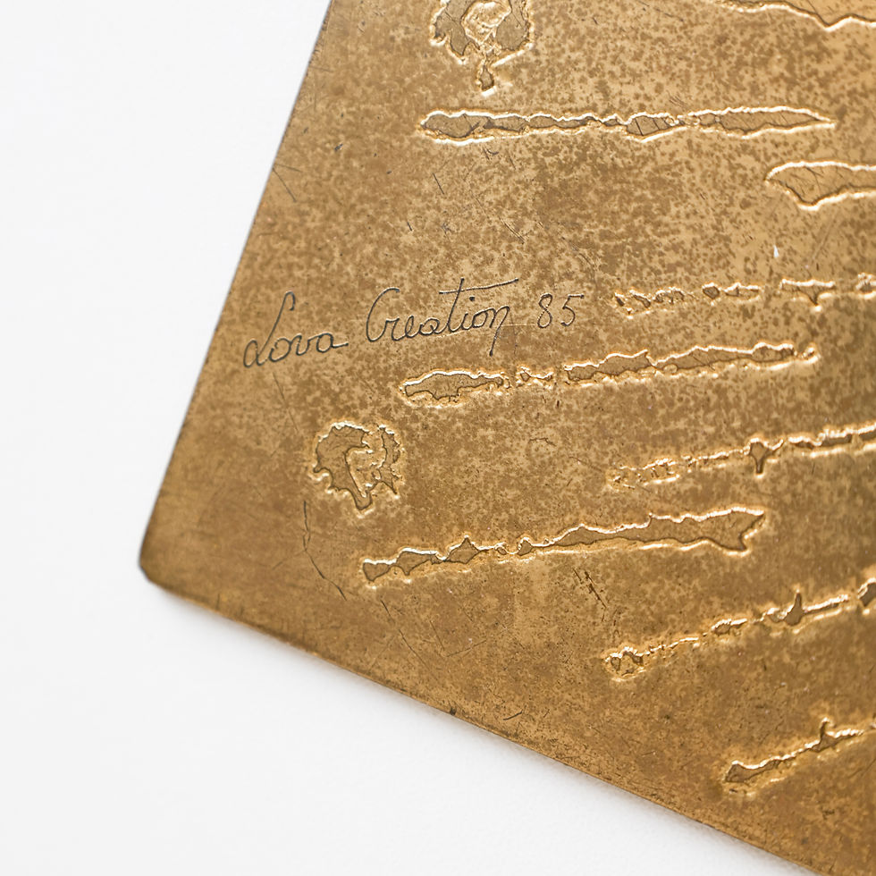 Thumbnail: BRASS ETCHED ART OBJECT BY LOVA CREATION, BELGIUM, 1980S.
