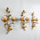 Thumbnail: ITALIAN GILT METAL WALL SCONCES, FLORENTINE STYLE, 1970S.