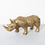 Thumbnail: VTG RHINO SCULPTURE - BOTTLE HOLDER