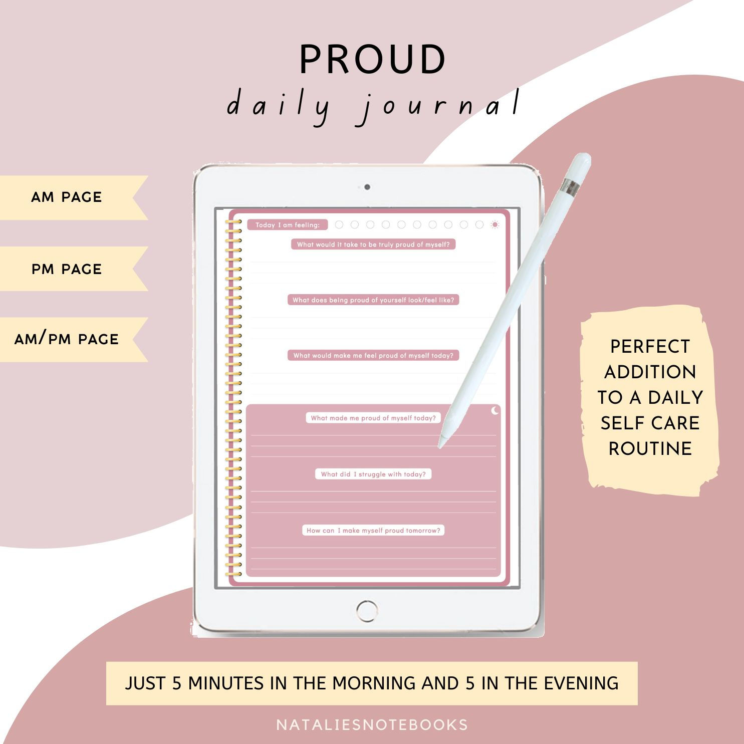 Proud Daily Intention Journal