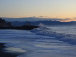 Il mare d'inverno a Celle Ligure. Monte Beigua Outdoor.
