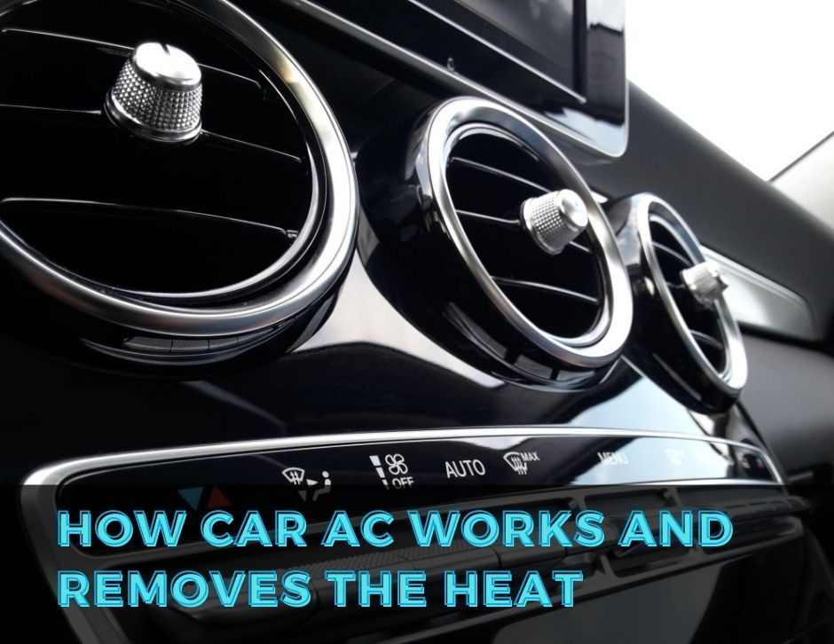 How car A/C works and removes the heat