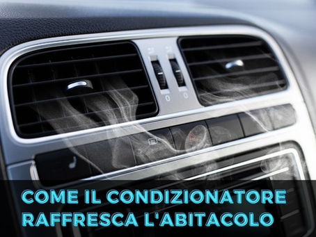 Come il condizionatore mantiene fresco l'abitacolo dell'auto. Ciclo frigorifero.