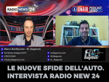 Le nuove sfide dell'Automotive - Intervista del fondatore di AC diagnosis a Radio New 24