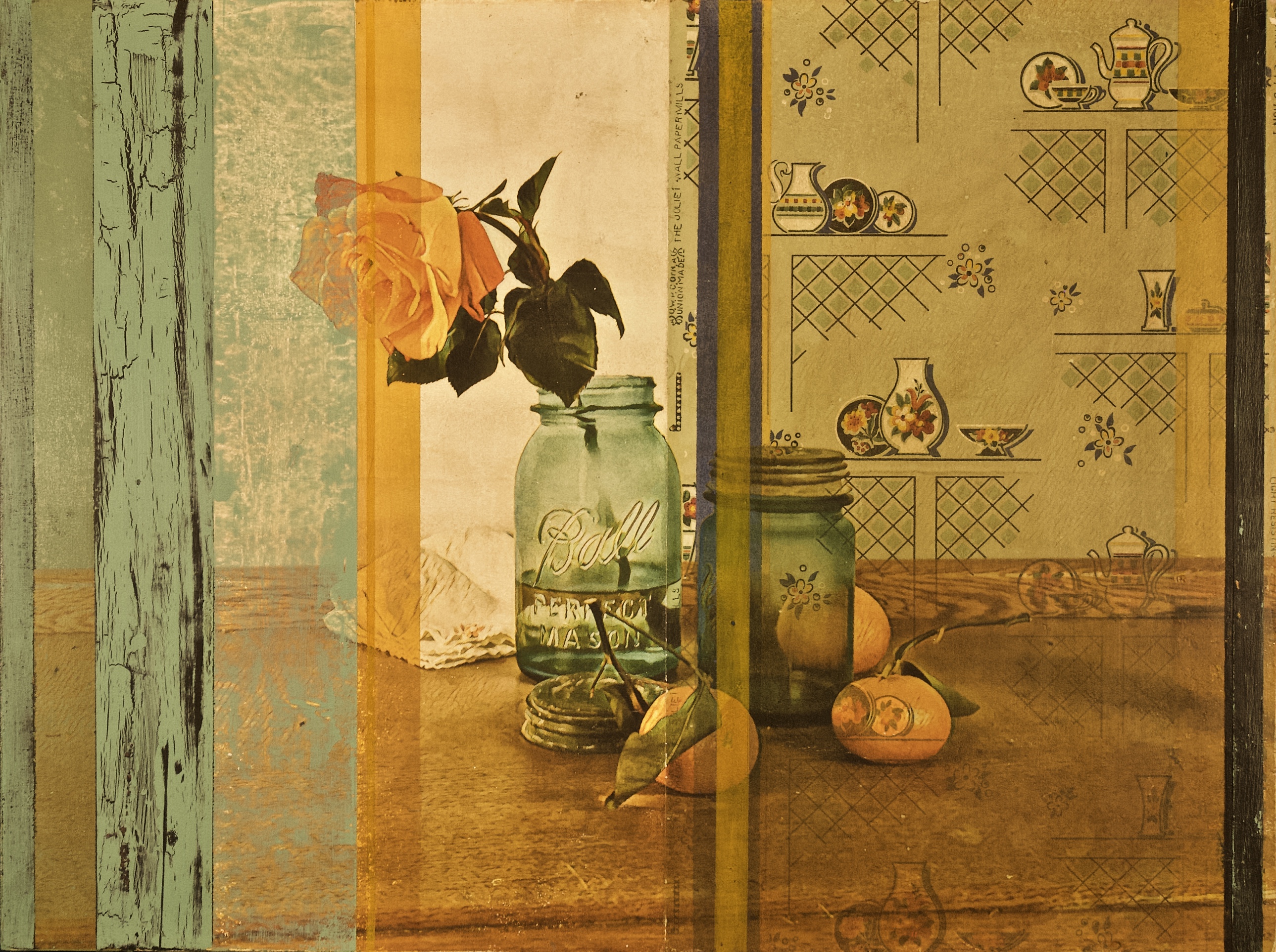 Still Life with Oranges and Jars