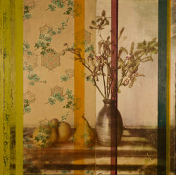 Still Life with Orchid and 3 Pears