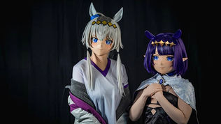 Anime Cosplay Photoshoot Showcase: Celebrating Oguri Cap & Ninomae Ina’nis