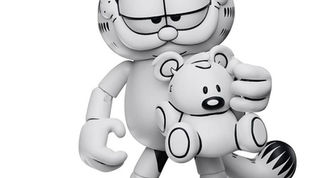 Garfield Black and White Action Figure