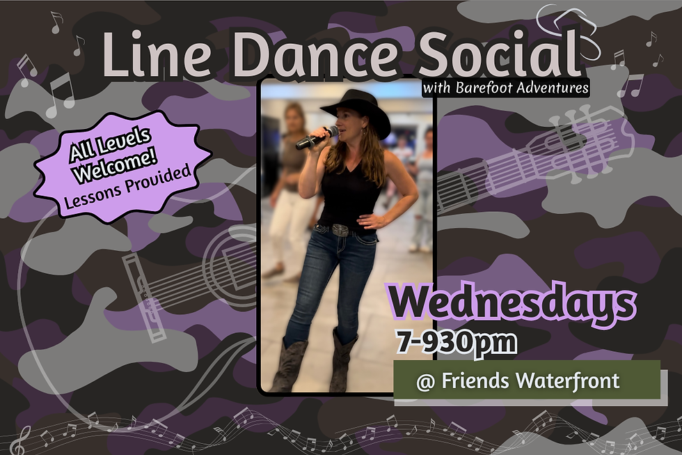 Line Dancing every Wednesday @ Friends Waterfront Bar & Grill