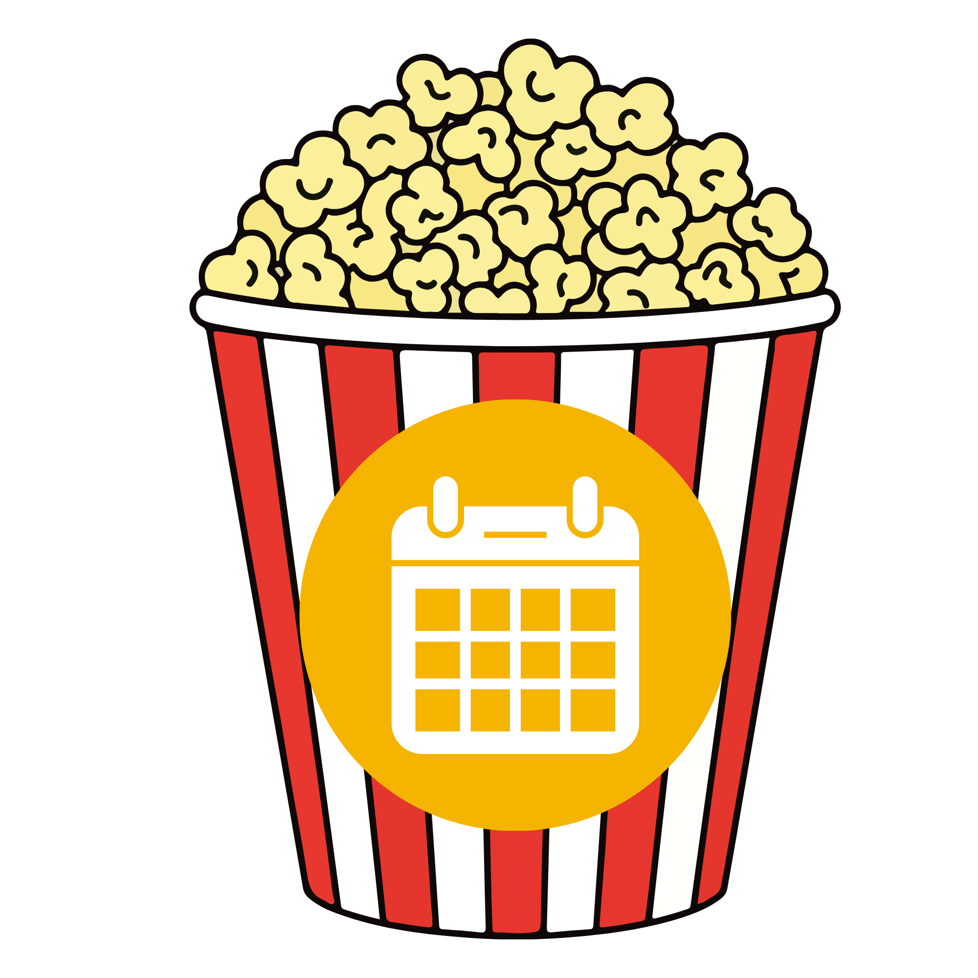 Popcorn subscription icon