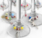 Murder Mystery Wine Glass Charms