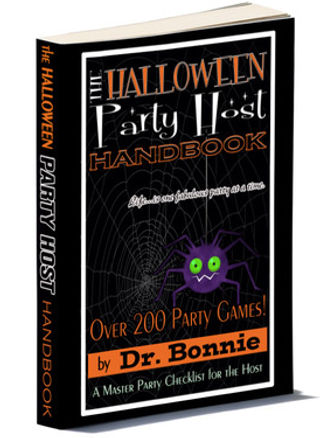 Halloween Party Host Handbook by Dr. Bonnie. This is a great resource for all things Halloween from trick-or-treating to costumes to parties.