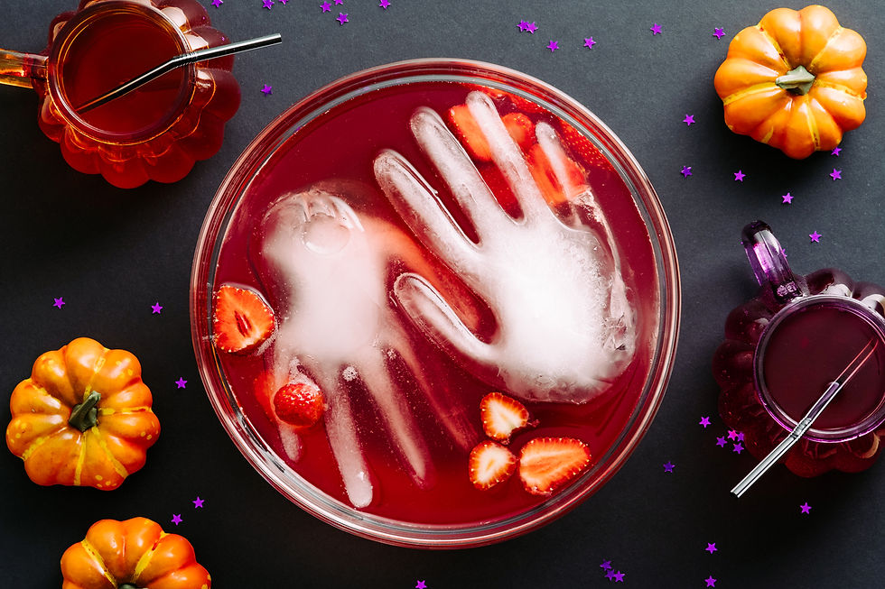 If you're in the market for a creepy vibe at your Halloween party - here ya go.