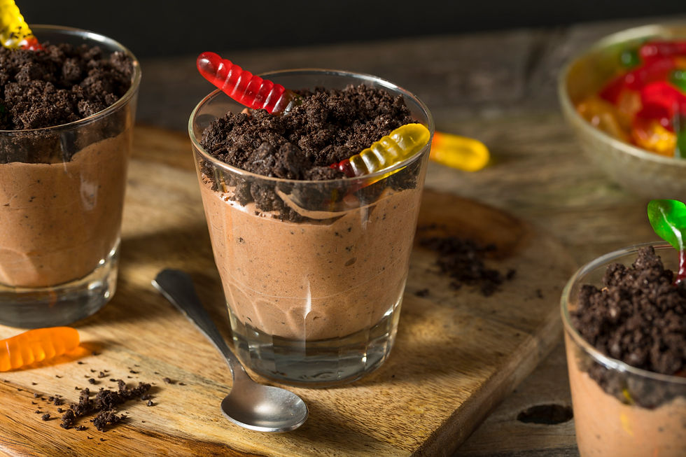 This is a fabulously easy treat to serve on Halloween.