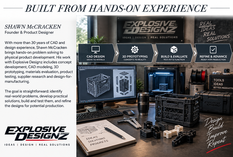 HexHauler and StealthShell Pro product development concepts by Explosive Designz