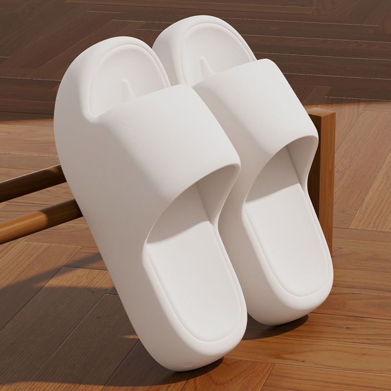 Miniatura: Unisex Non Slip Bathroom Home Slippers Soft Sole EVA Pillow Slides Summer Flat B