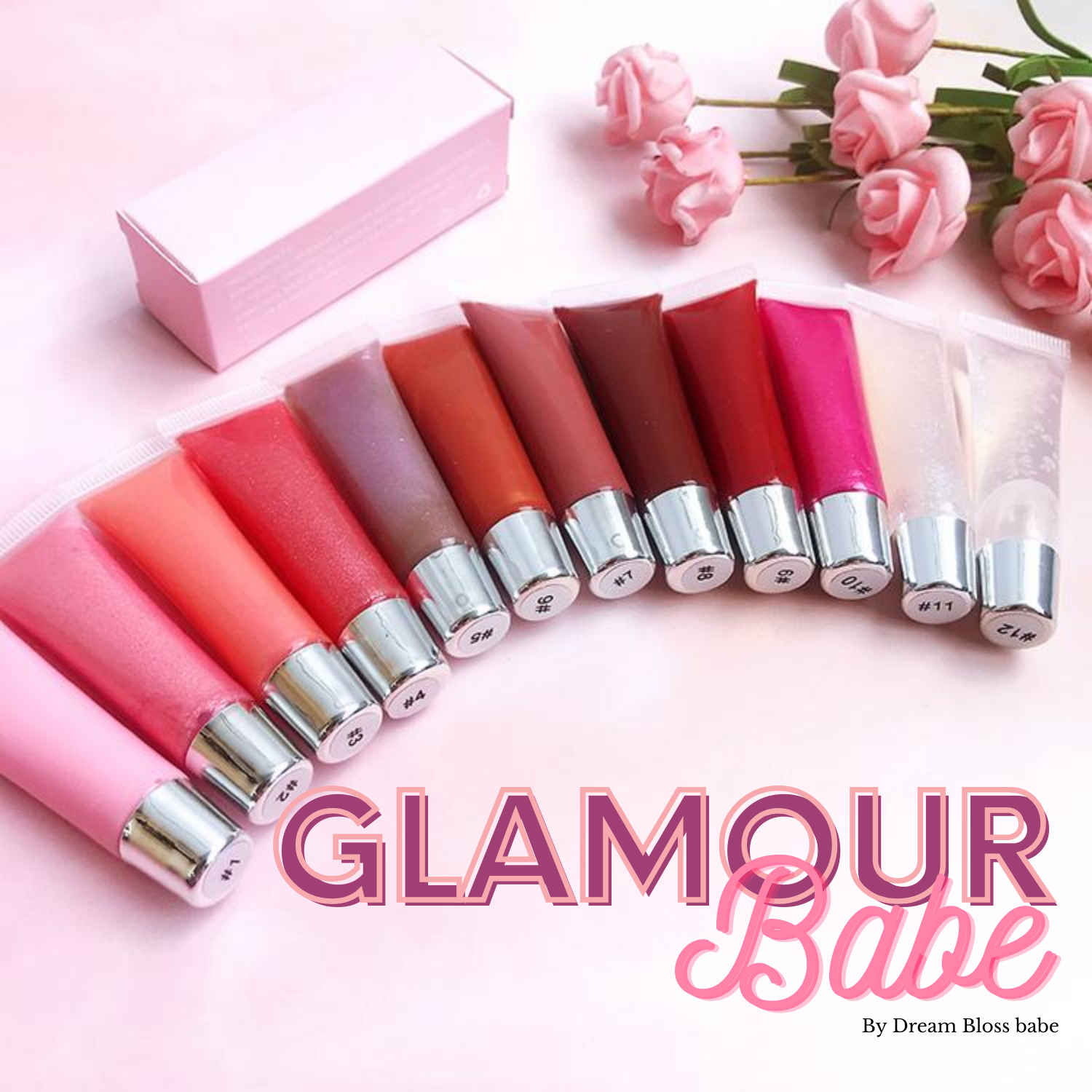 Custom logo(Wholesale)- Glamour Babe Premium Plumping Lipgloss