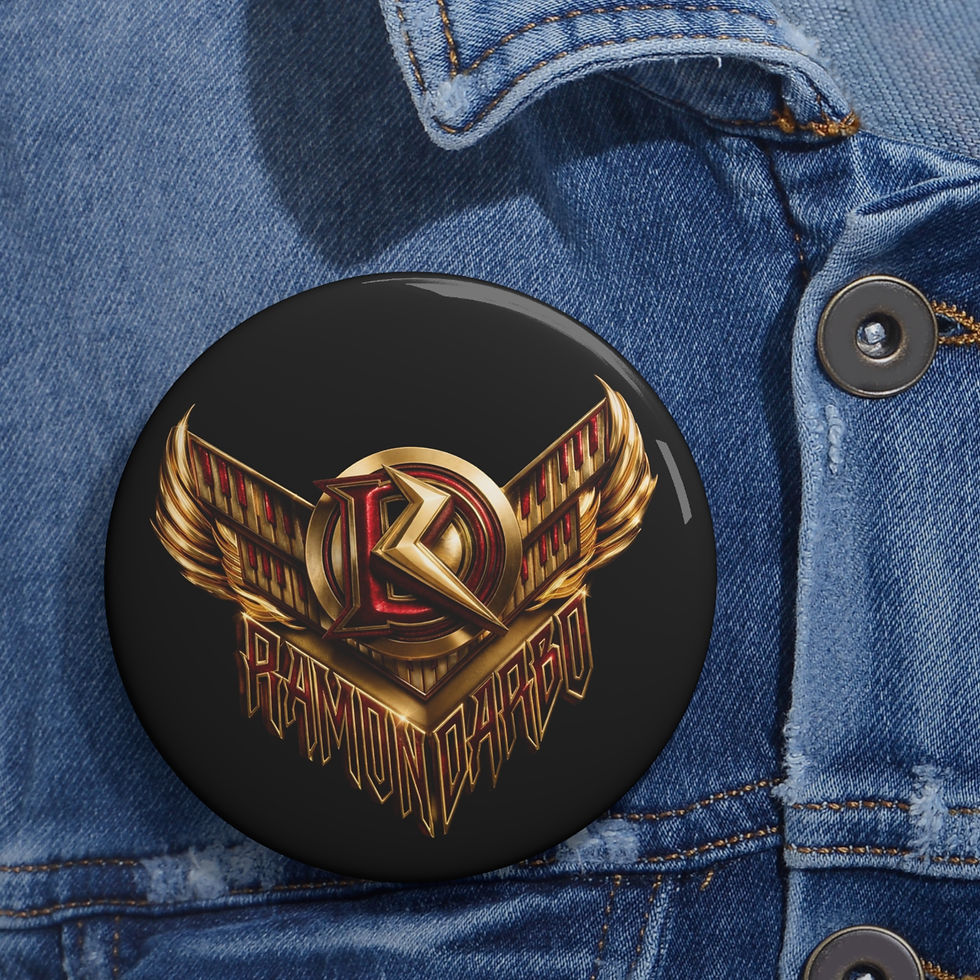 Thumbnail: RAMON DARBO OFFICIAL GOLD/BLACK LOGO PIN