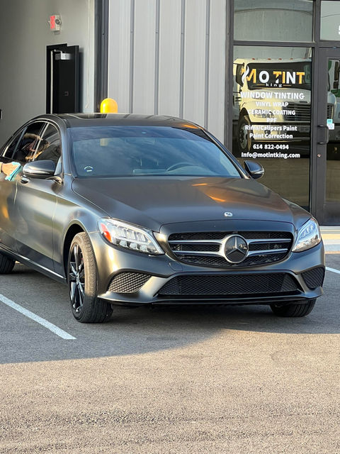 Satin vinyl car wrap Columbus, Ohio