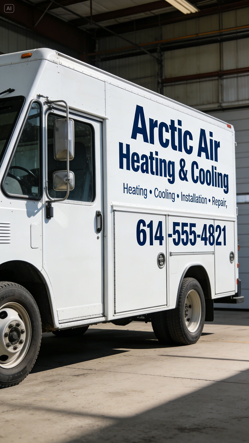 Custom box truck graphics and lettering in Columbus Ohio